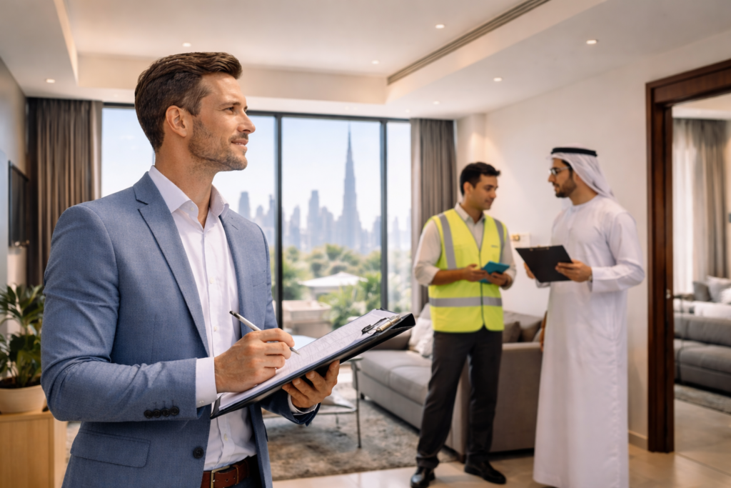 Compliance inspections for managed rental properties in Dubai 