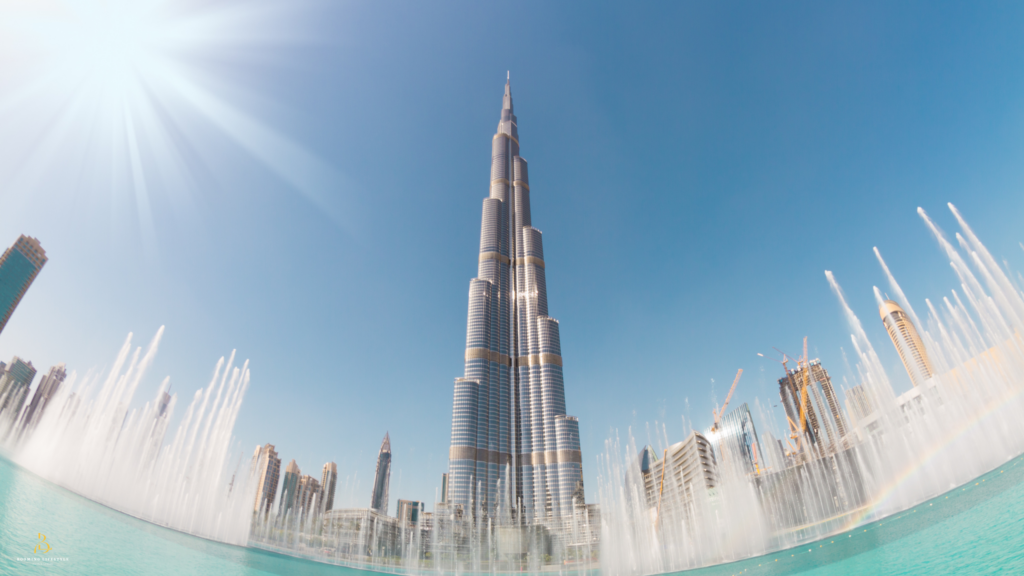 Ultra-luxury sky mansion in Dubai with panoramic skyline view
